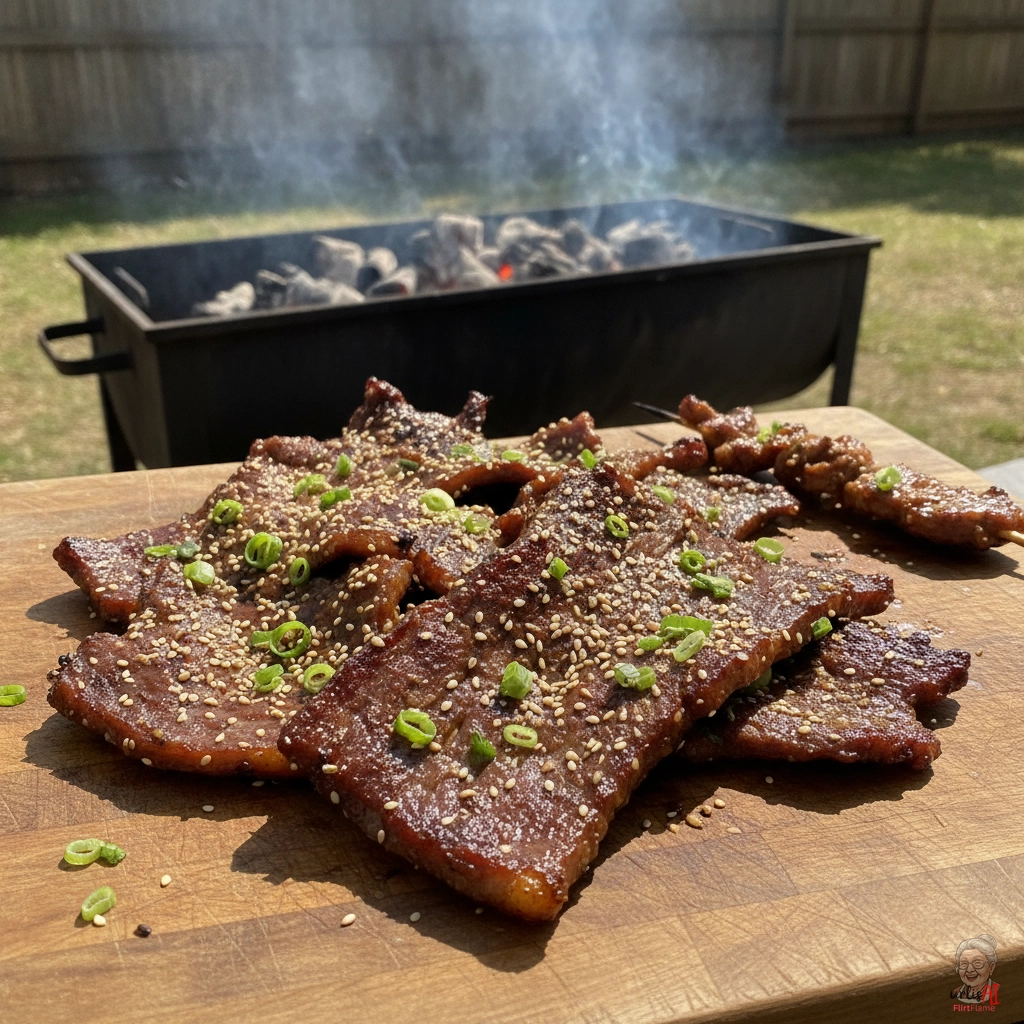 Smoky Korean Kalbi — Kohlegrill