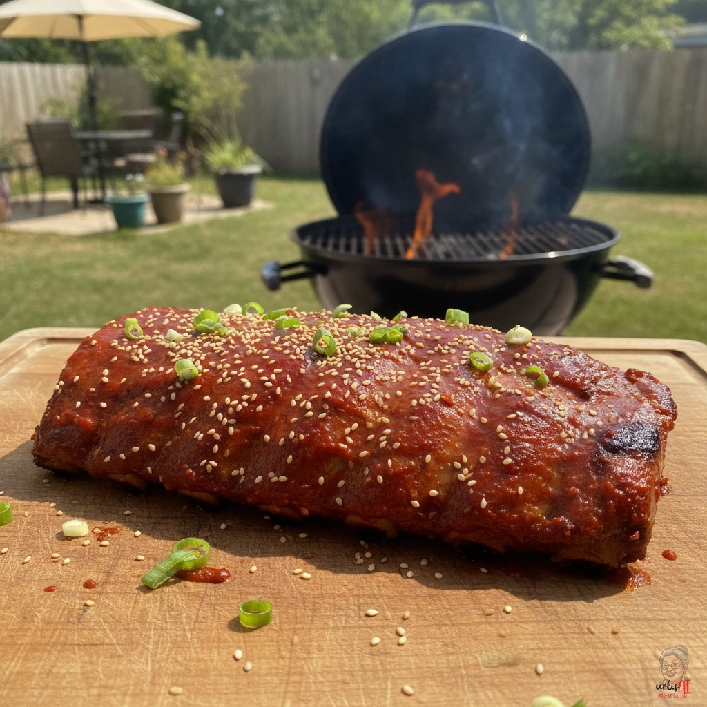Smoky Korean Ribs — Kohlegrill