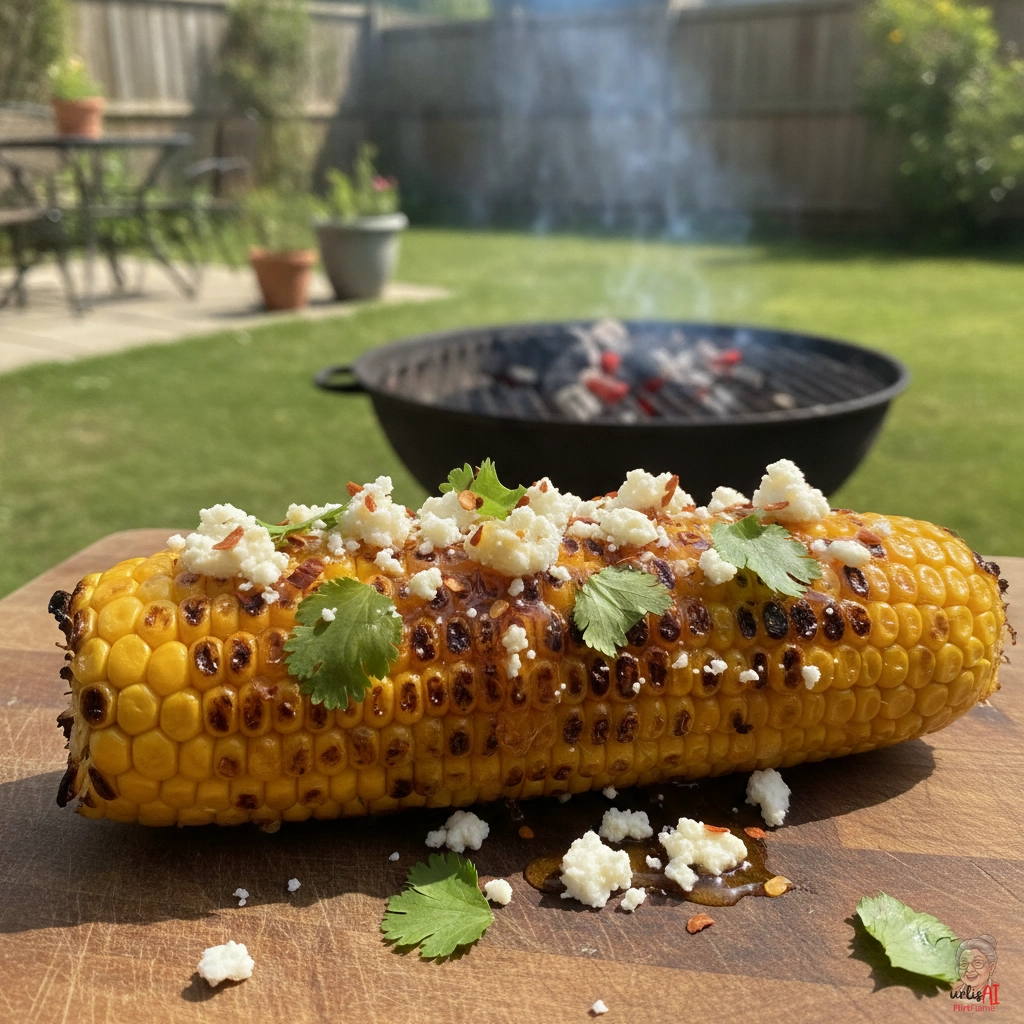 Smoky Maiskolben — Kohlegrill
