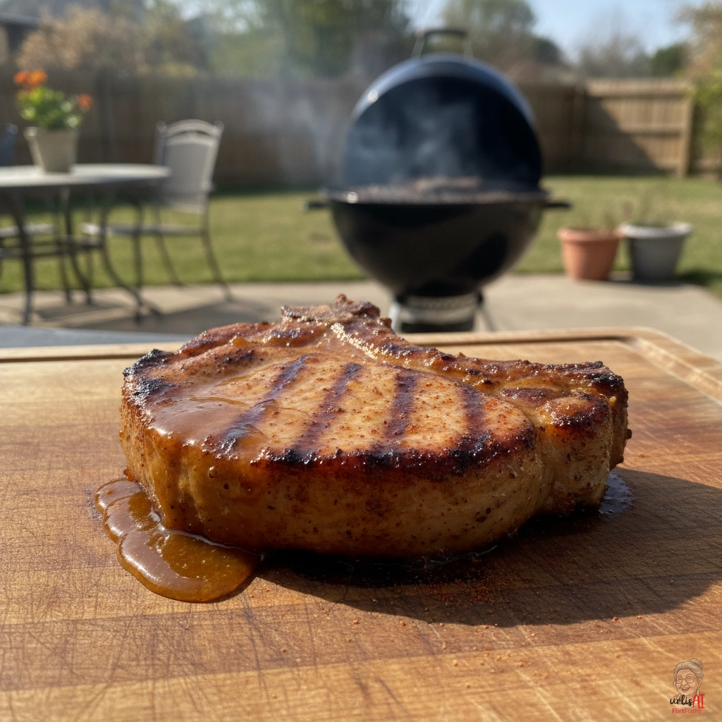 Smoky Maple Chops — Kohlegrill