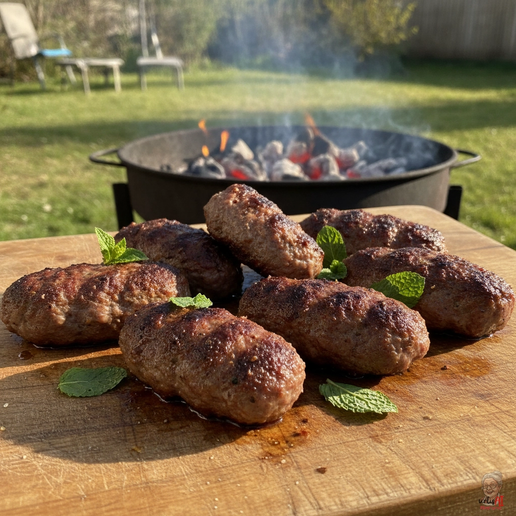 Smoky Mint Köfte — Kohlegrill