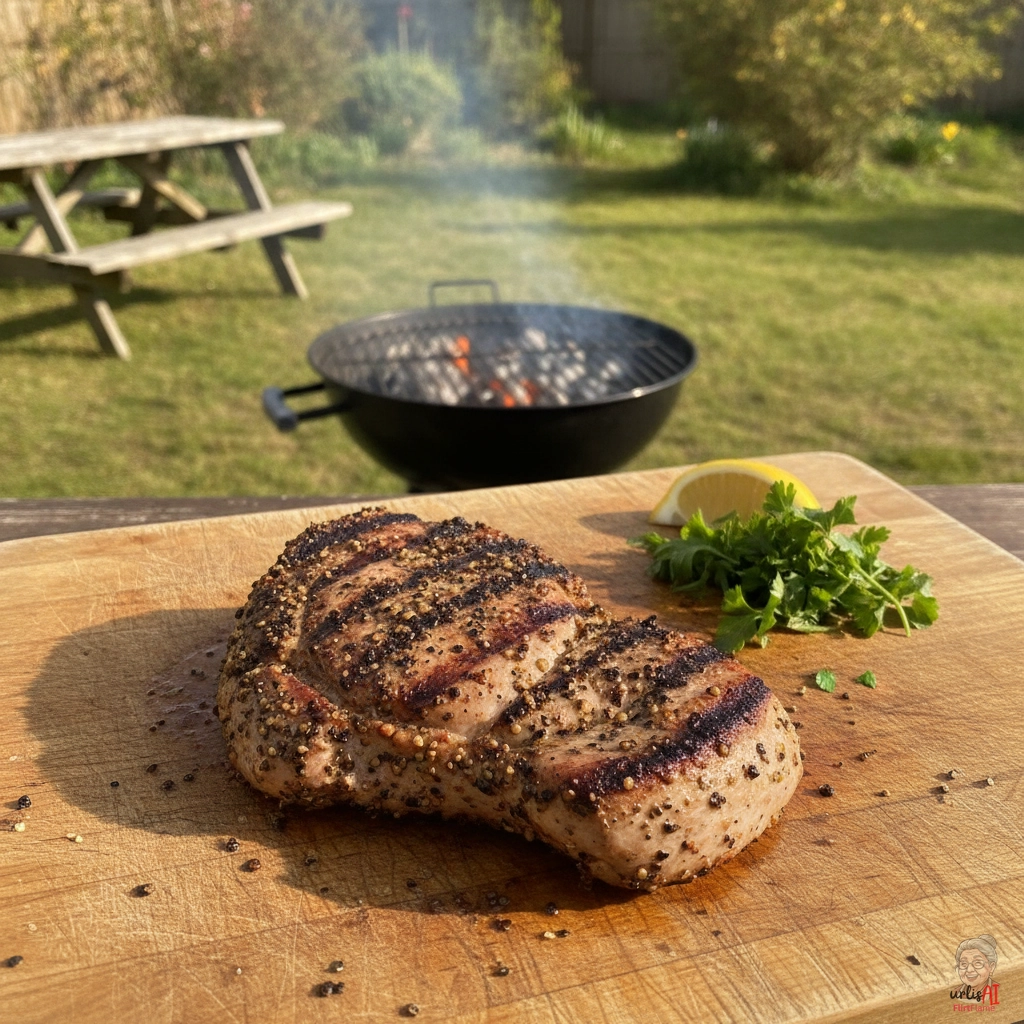 Smoky Puten Steak — Kohlegrill