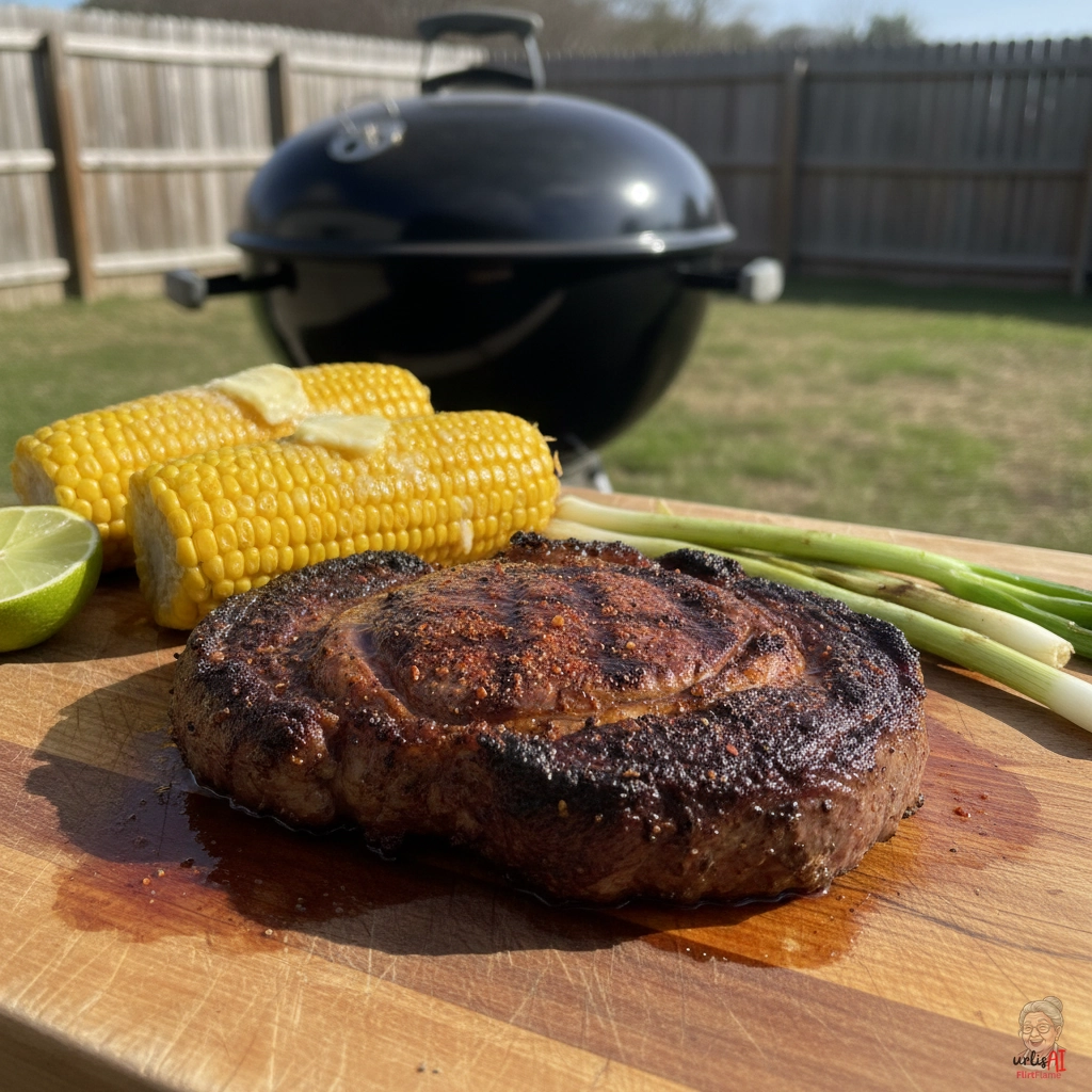 Smoky Rindersteak — Kohlegrill