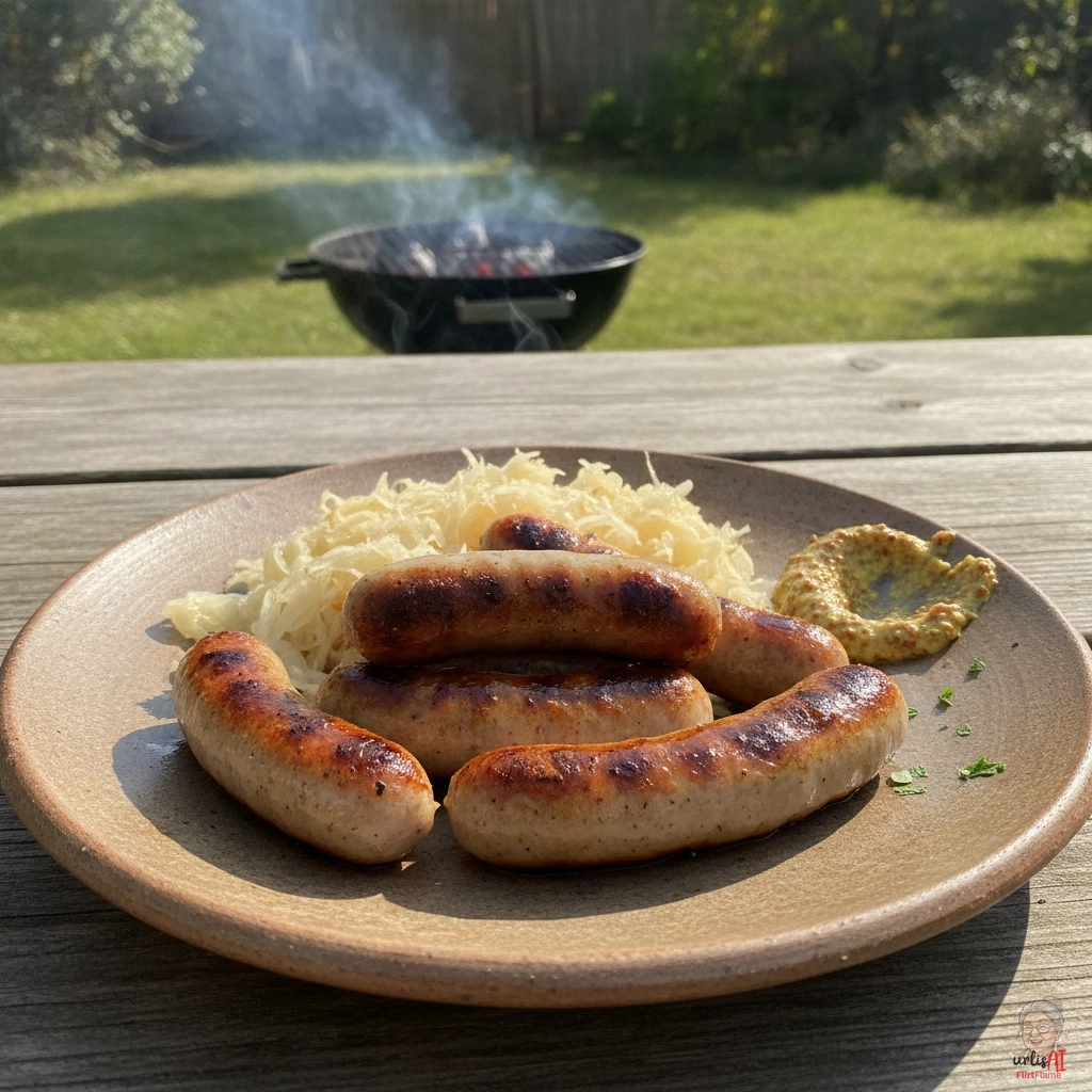 Smoky Rostbratwürstl — Kohlegrill