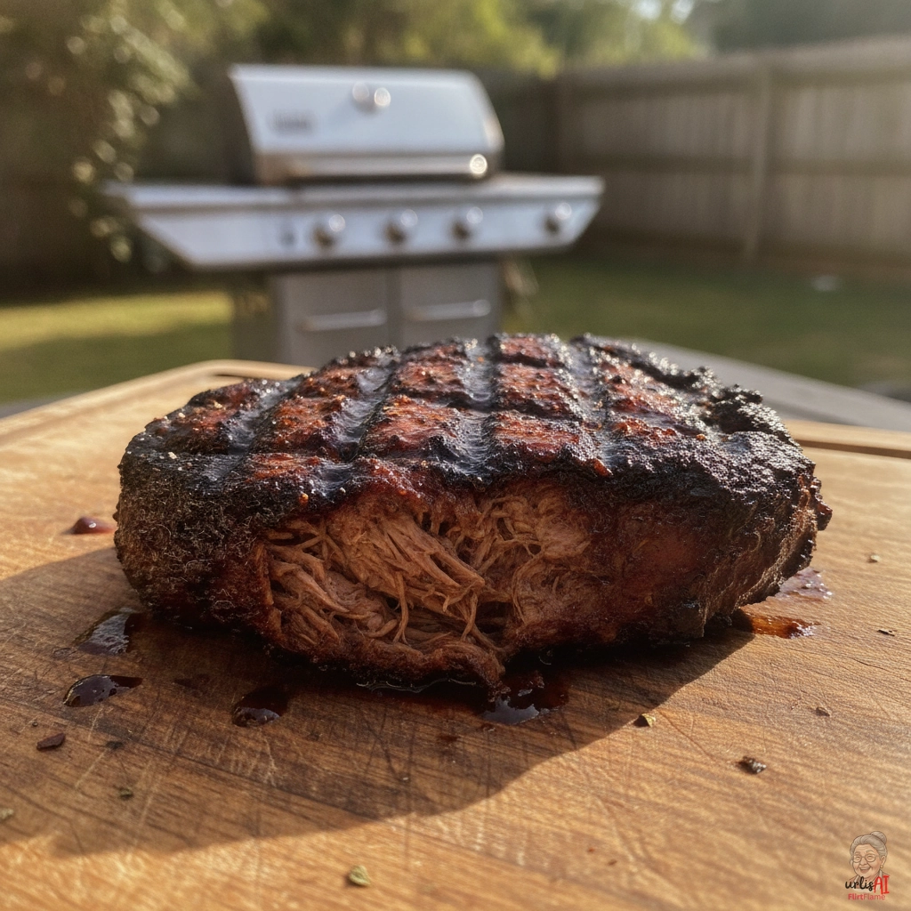 Smoky Seitan Steak — Gasgrill