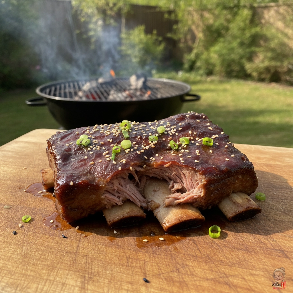 Smoky Teriyaki Ribs — Kohlegrill