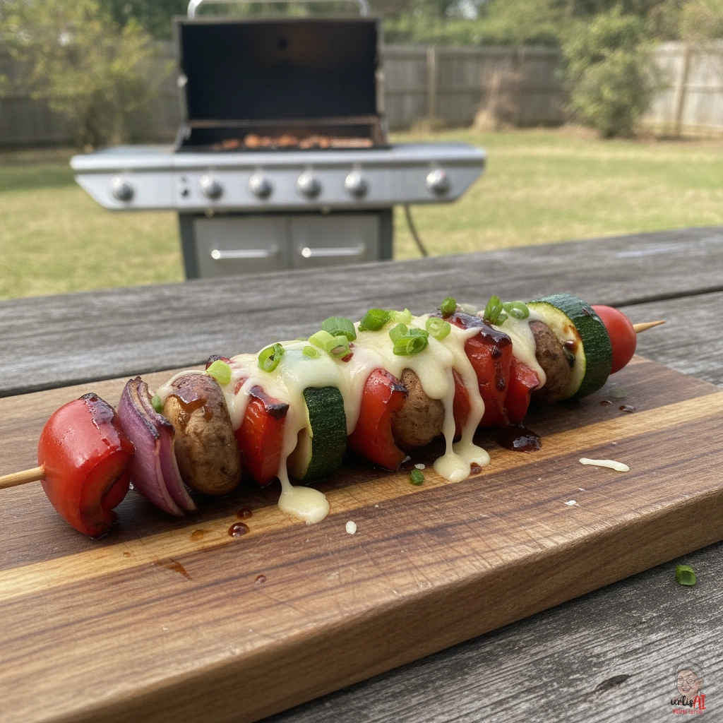 Smoky Veggie Skewer — Gasgrill