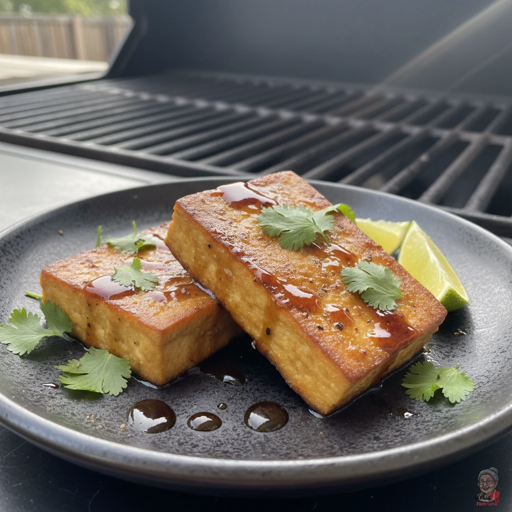 Soja-Ingwer Tofu — Gasgrill