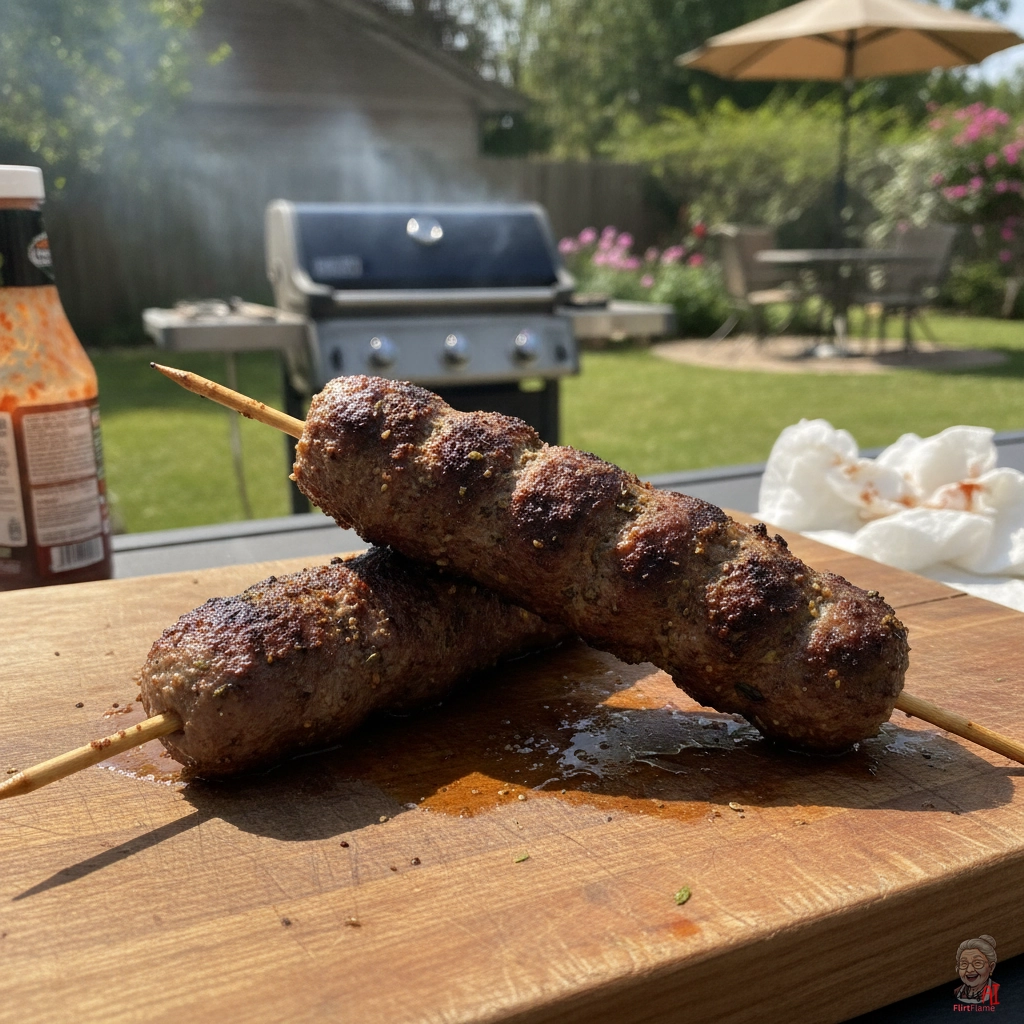 Spiced Lamb Kebab — Gasgrill