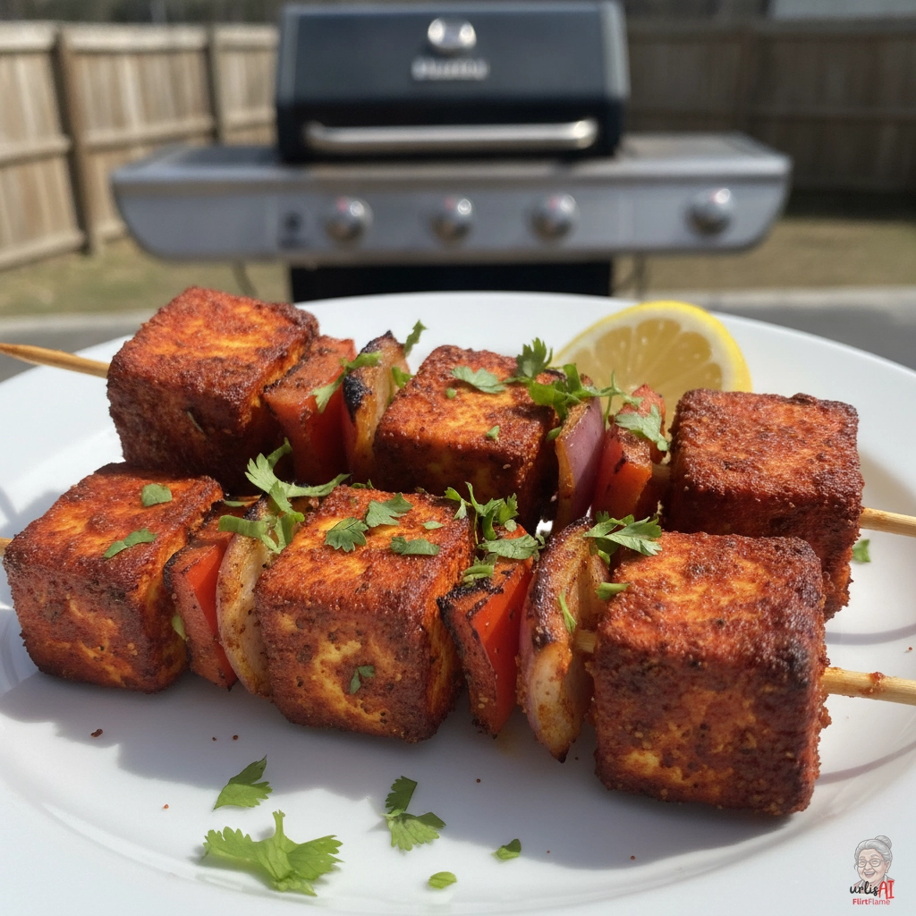 Spicy Paneer Tikka — Gasgrill