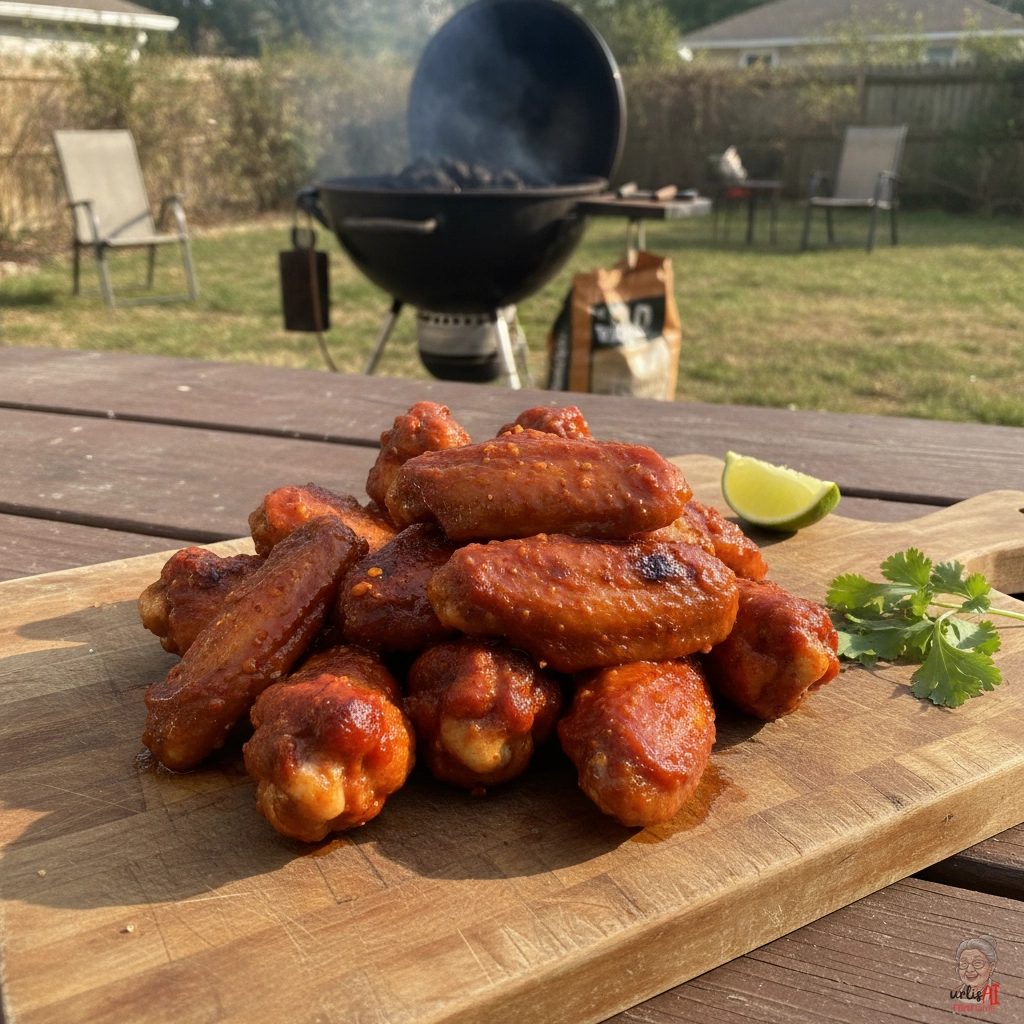 Spicy Sriracha Wings — Gasgrill
