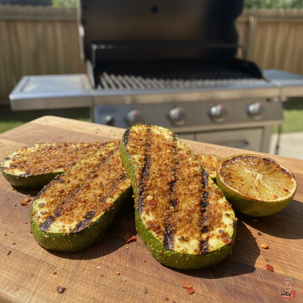 Spicy Zucchini Steak — Gasgrill