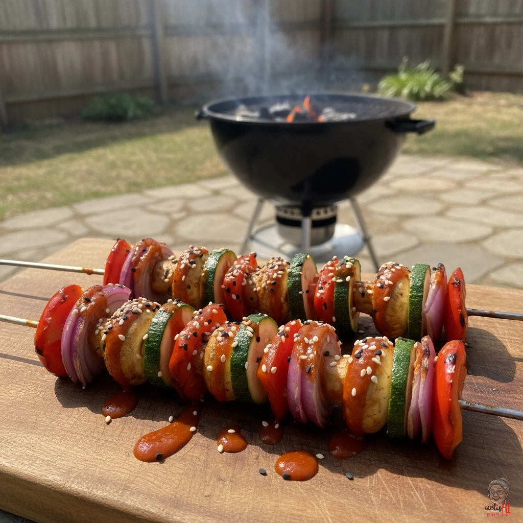 Sriracha Fire Skewer — Kohlegrill