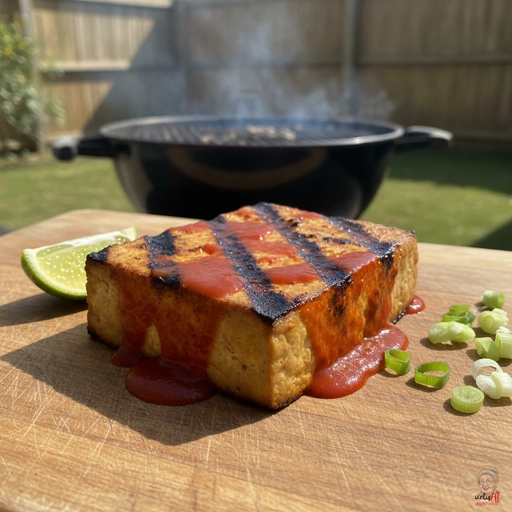 Sriracha Fire Tofu — Kohlegrill