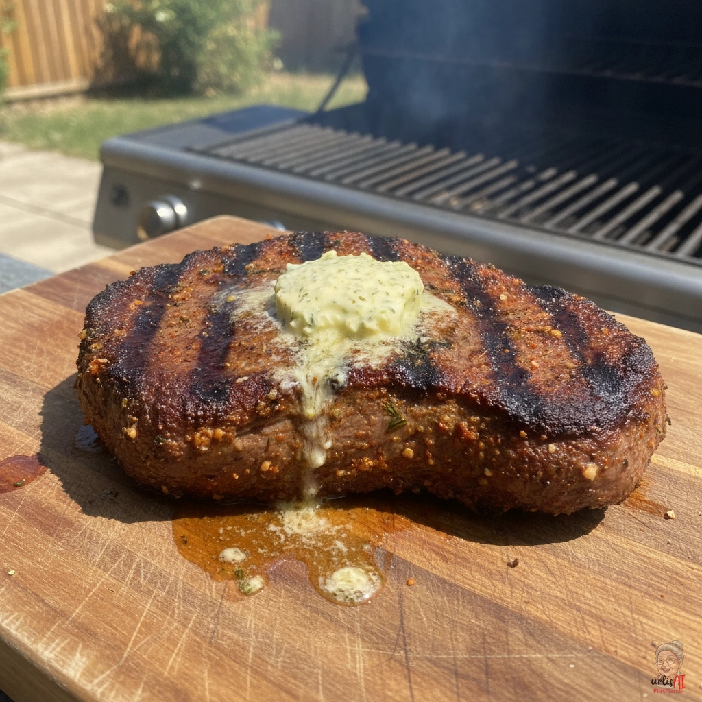 Steakhouse Seitan Steak — Gasgrill
