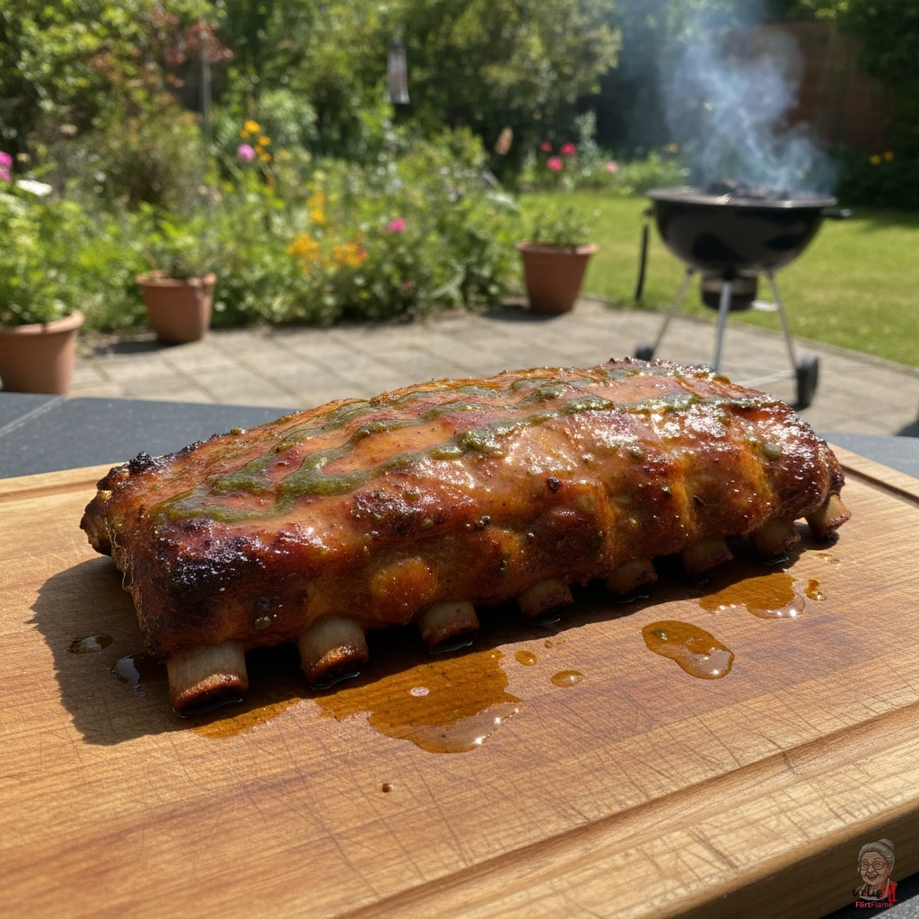 Steirische Most Ribs — Kohlegrill
