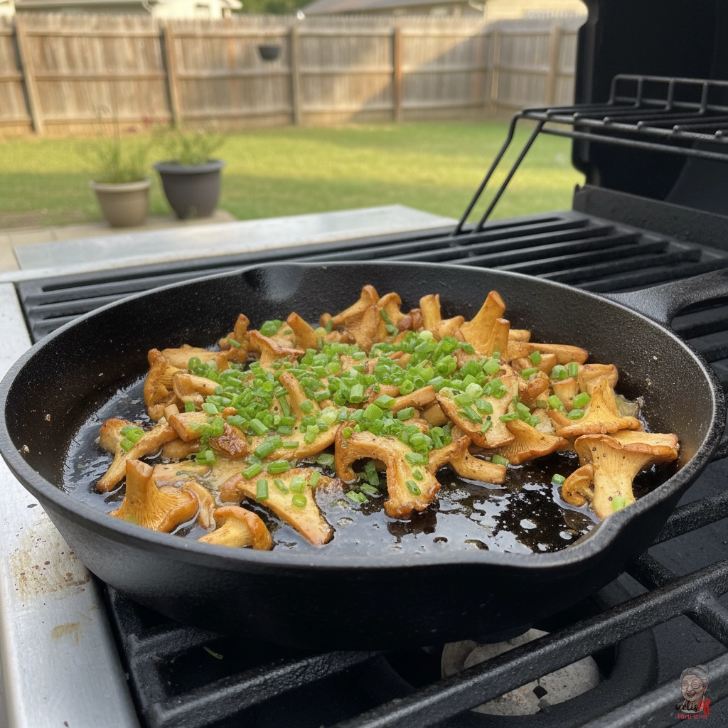 Steirische Waldpfanne — Gasgrill