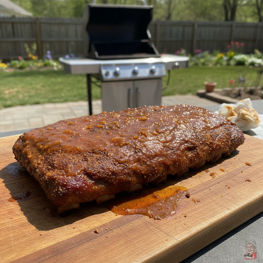 Sticky BBQ Backs — Gasgrill