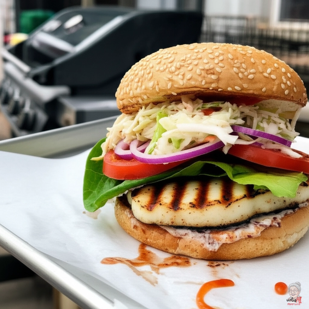 Street Cart Halloumi — Gasgrill