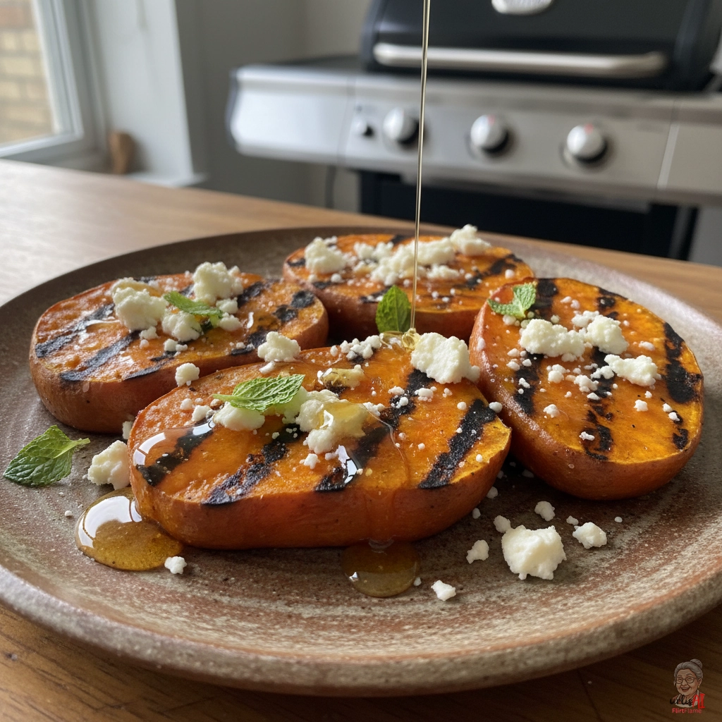 Süßkartoffel Hellas — Gasgrill