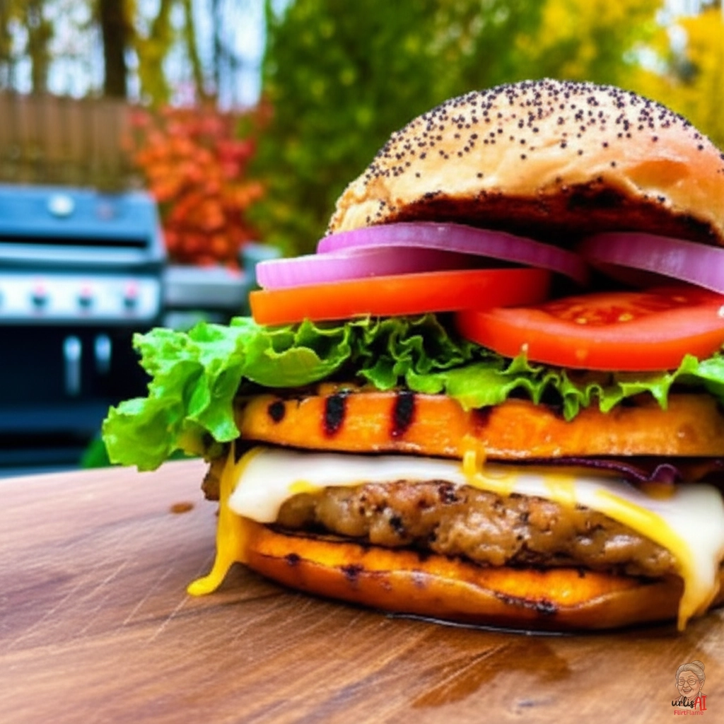 Süßkartoffels Honigschmelze — Gasgrill