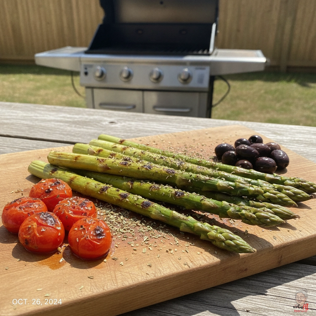 Sunny Asparagus — Gasgrill