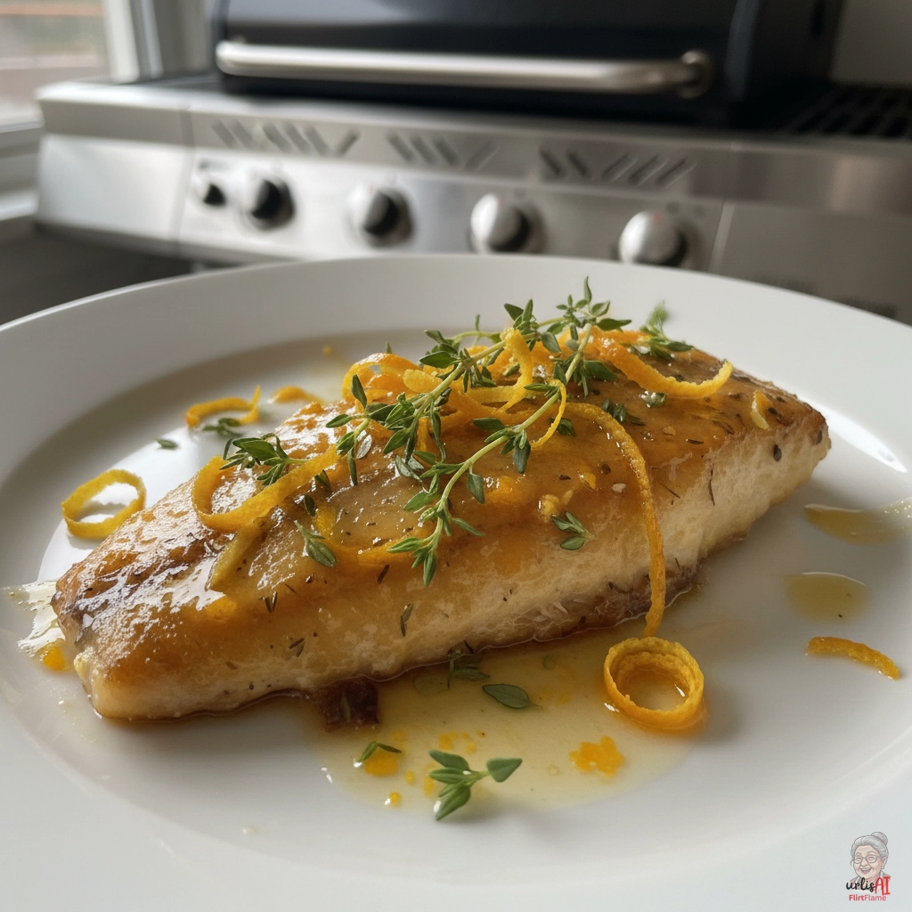 Sunny Citrus Seelachs — Gasgrill