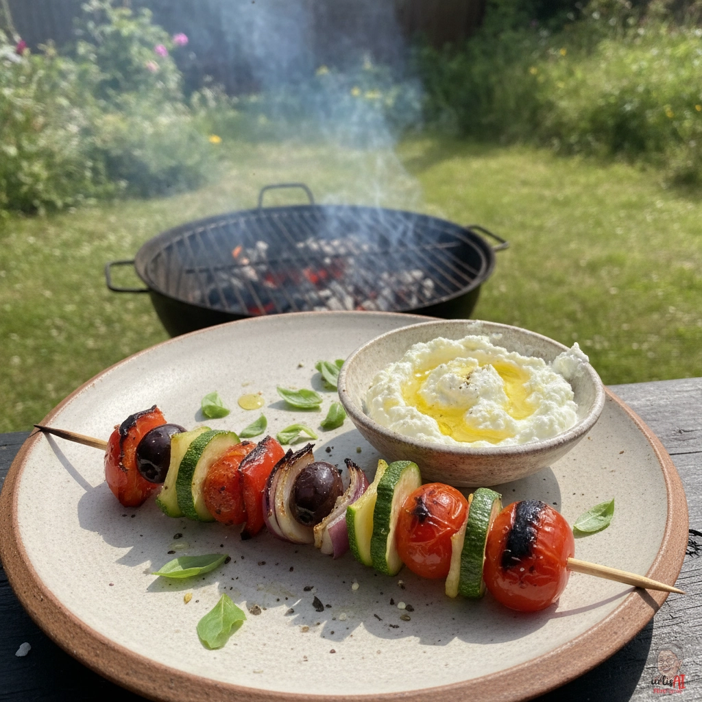 Sunny Veggie Skewer — Kohlegrill