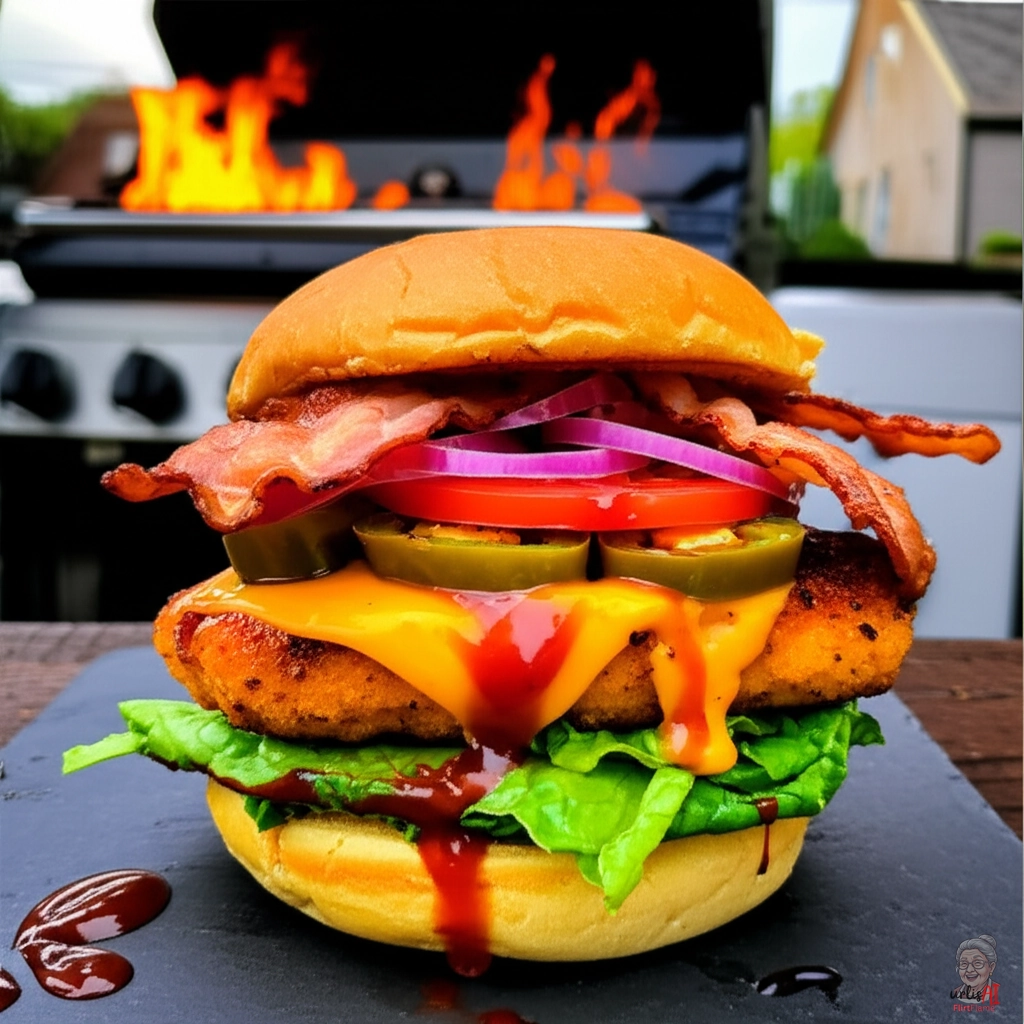 Supreme Chicken Burger — Gasgrill