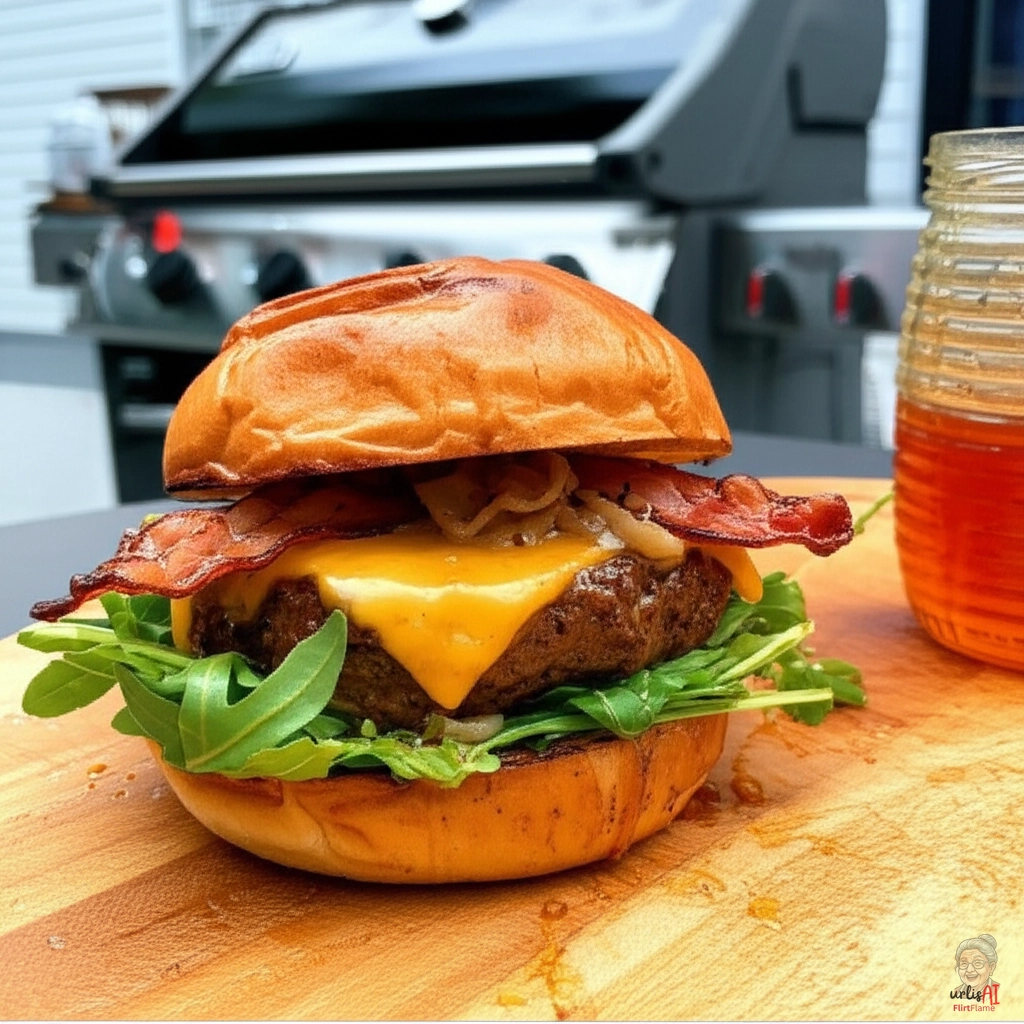 Sweet Heat Burger — Gasgrill