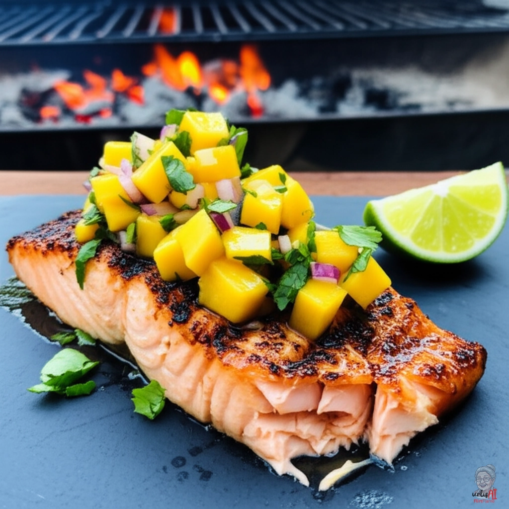 Sweet Mango Lachs — Kohlegrill