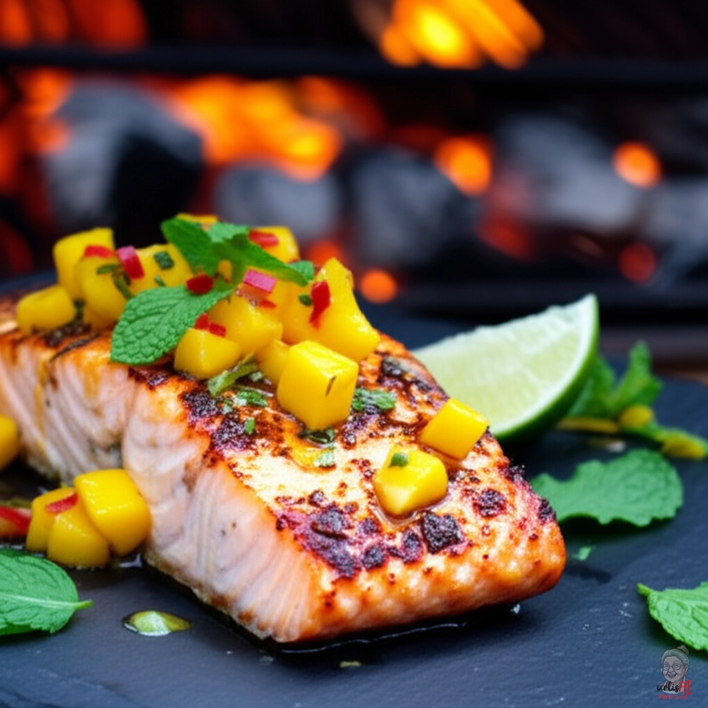 Sweet Mango Lachs — Kohlegrill