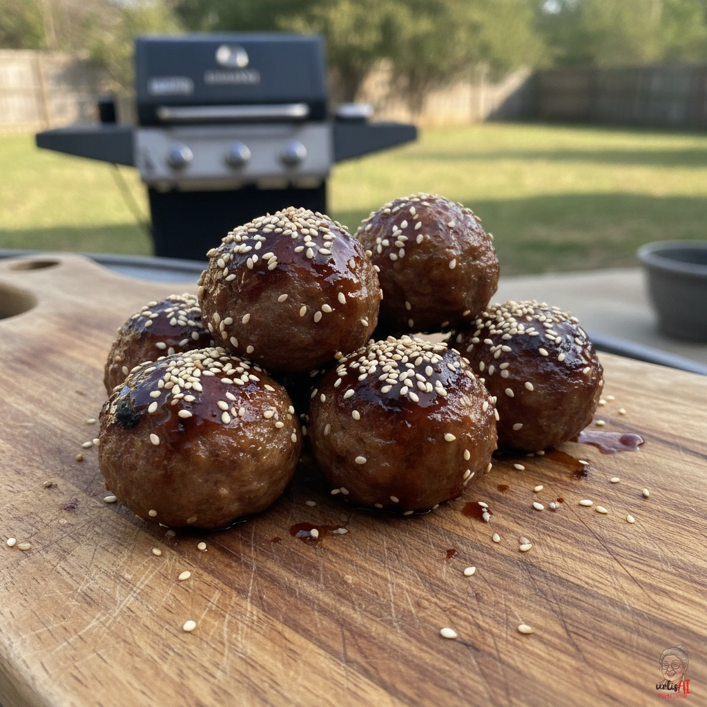 Sweet Soy Meatballs — Gasgrill