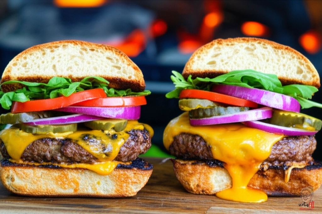 Tangy Fire Burger — Kohlegrill