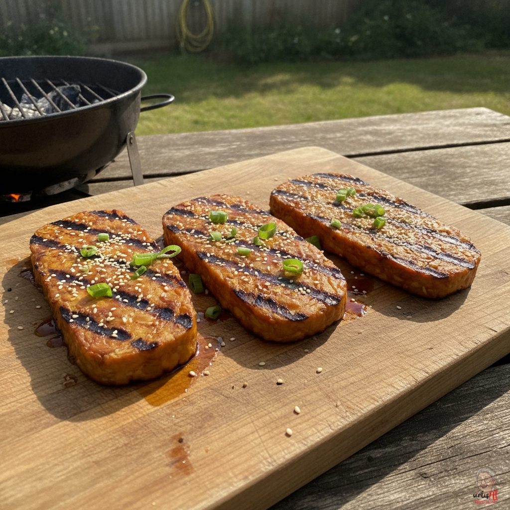Teriyaki Fire Tempeh — Kohlegrill