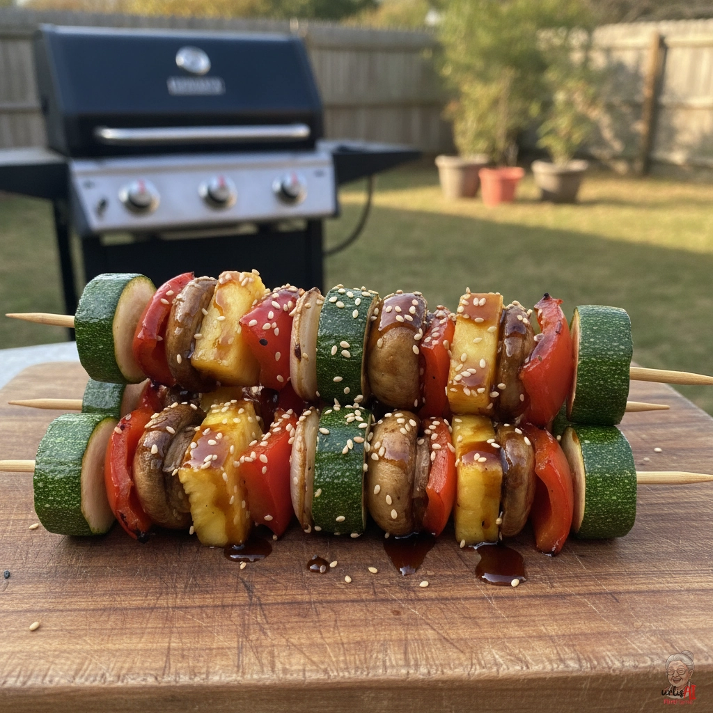 Teriyaki Pineapple Skewer — Gasgrill