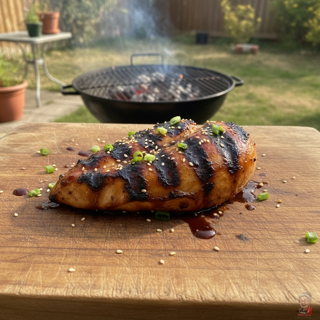 Teriyaki Poulet Brust — Kohlegrill