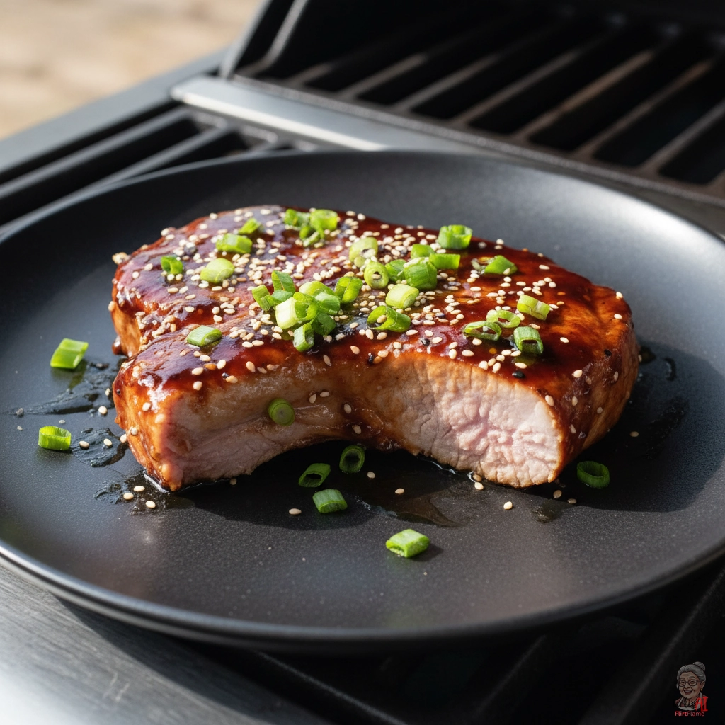 Teriyaki Schweinekotelett — Gasgrill