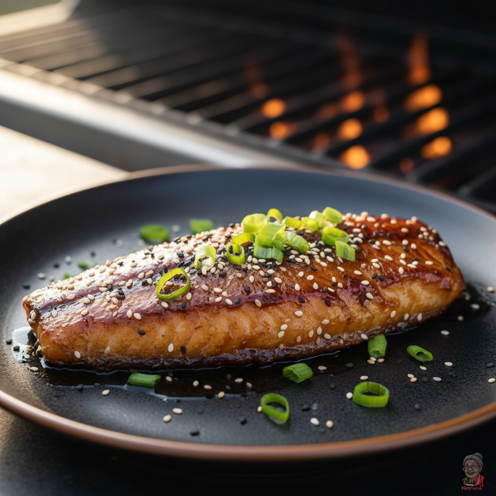 Teriyaki Seelachsglasur — Gasgrill