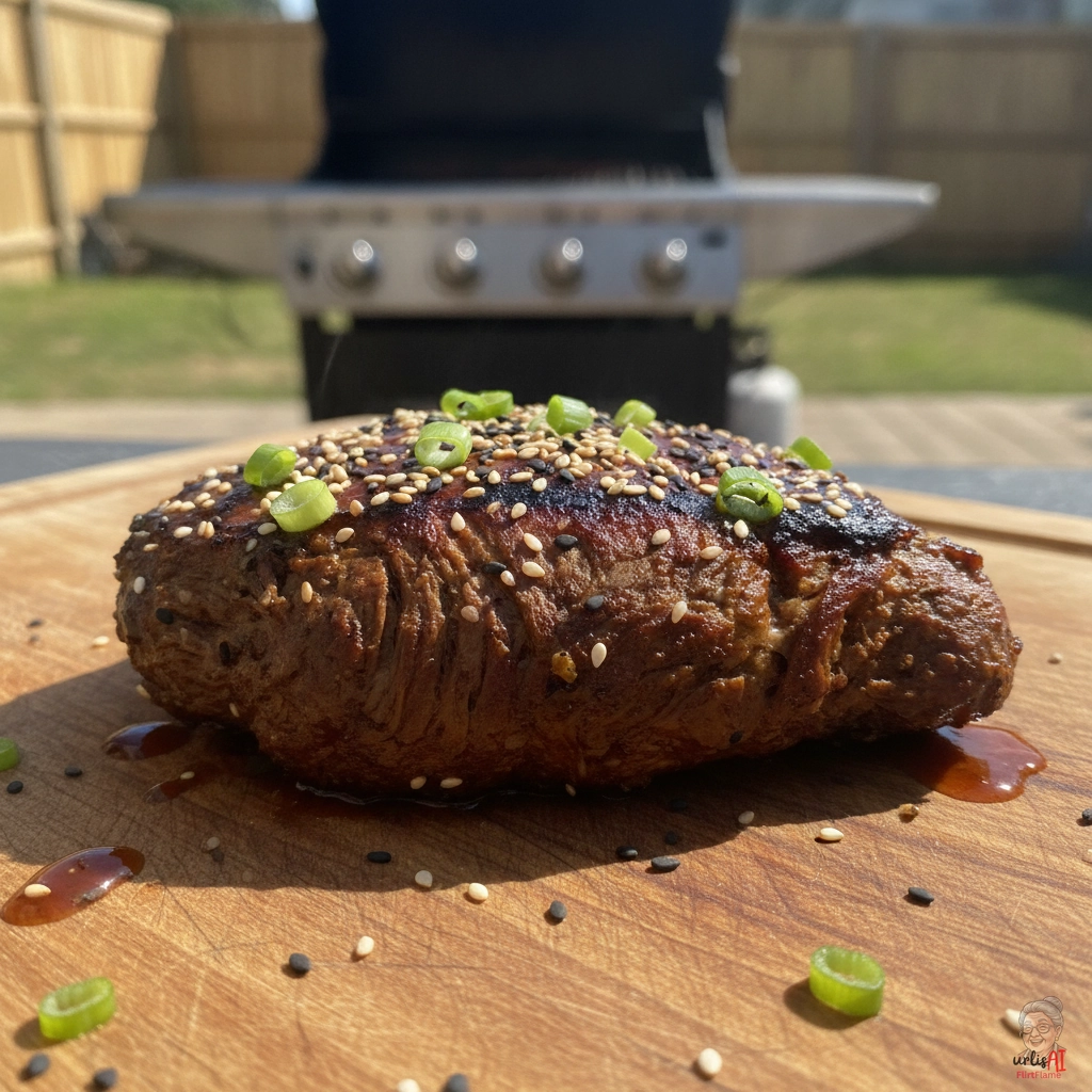Teriyaki Seitan Steak — Gasgrill