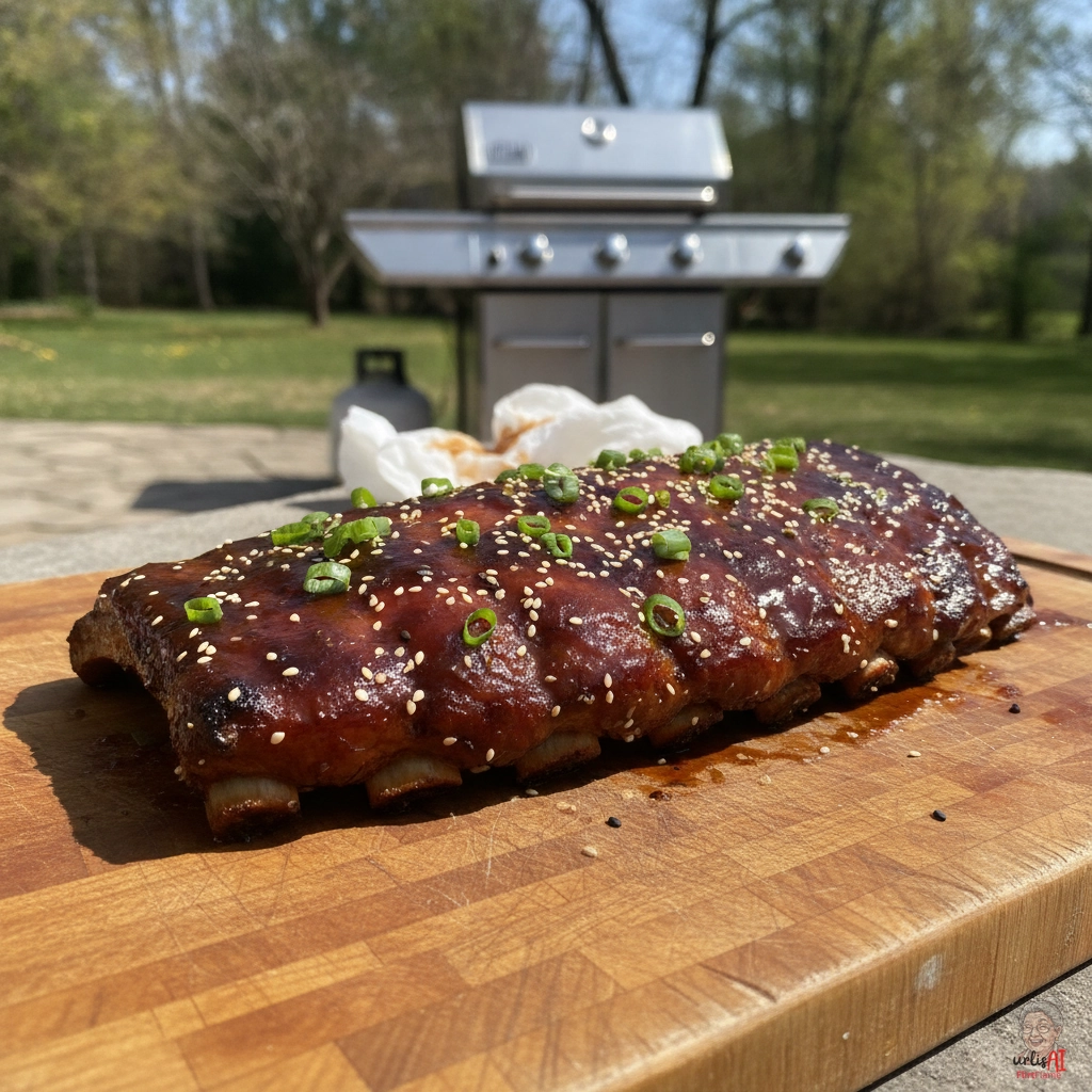 Teriyaki Spareribs — Gasgrill
