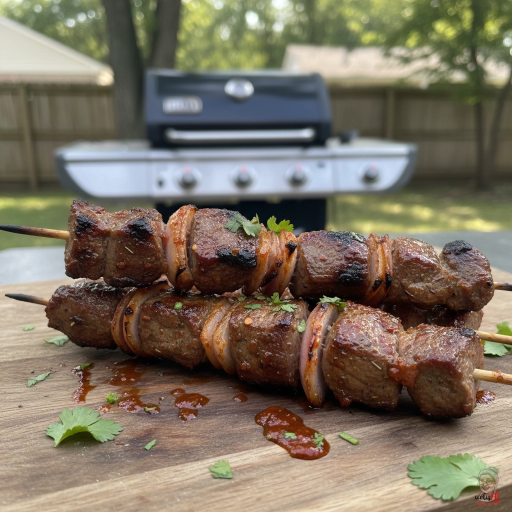 Texan Chipotle Spieße — Gasgrill
