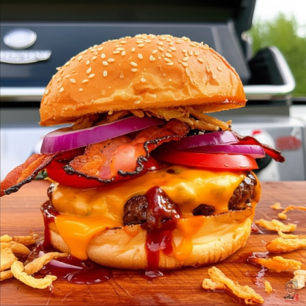 Texas Bacon Burger — Gasgrill