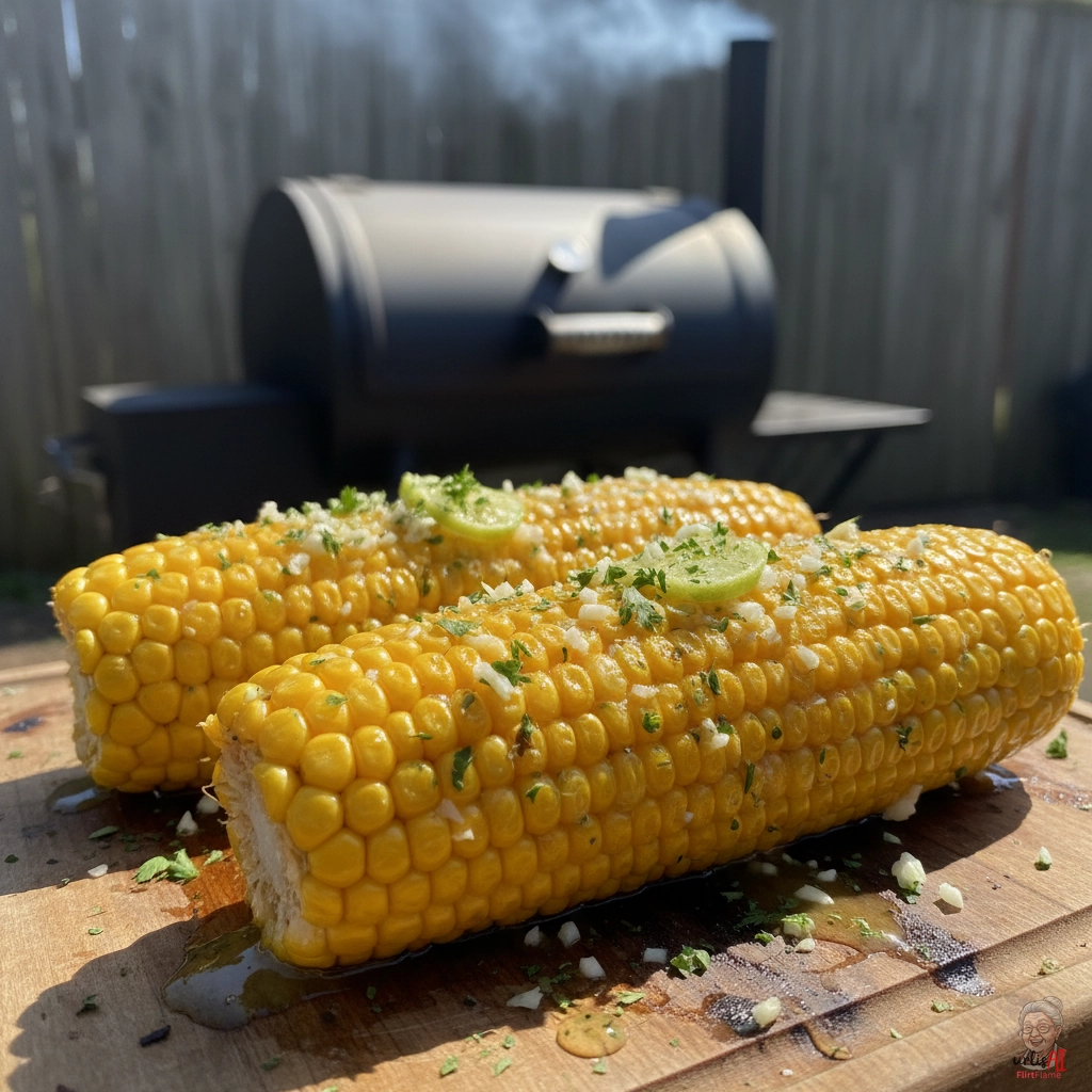 Texas Knoblauchmais — Smoker