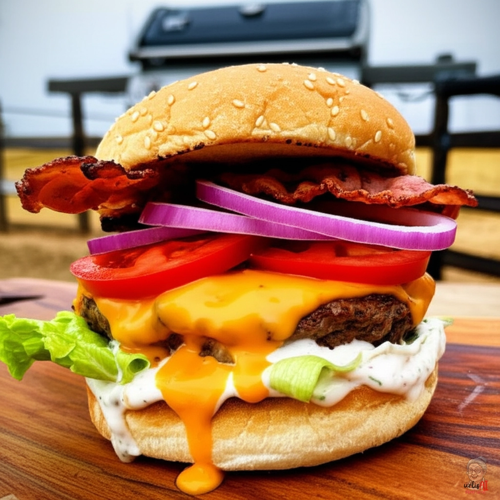 Texas Ranch Burger — Gasgrill