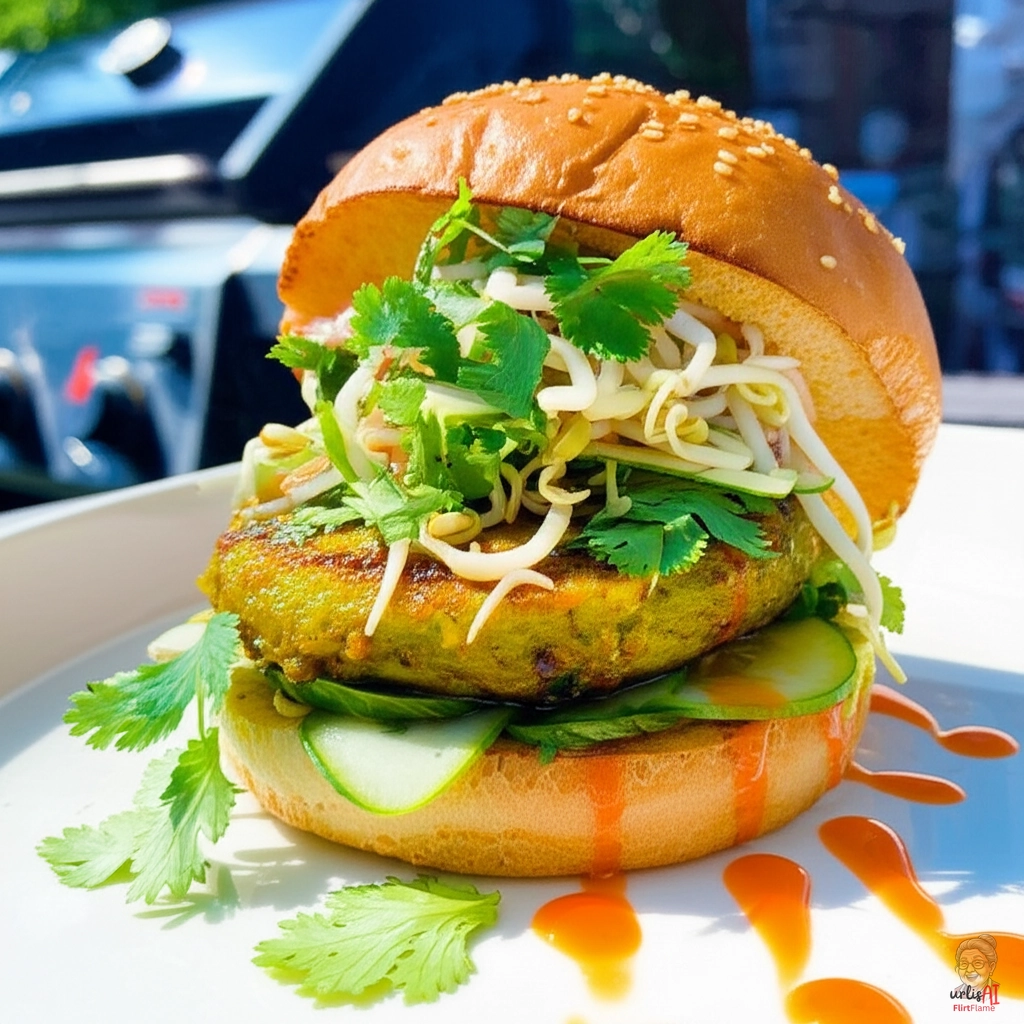 Thai Green Burger — Gasgrill