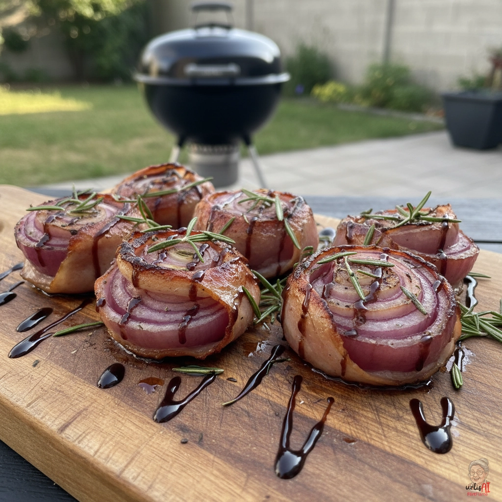 Tiroler Speckzwiebeln — Kohlegrill