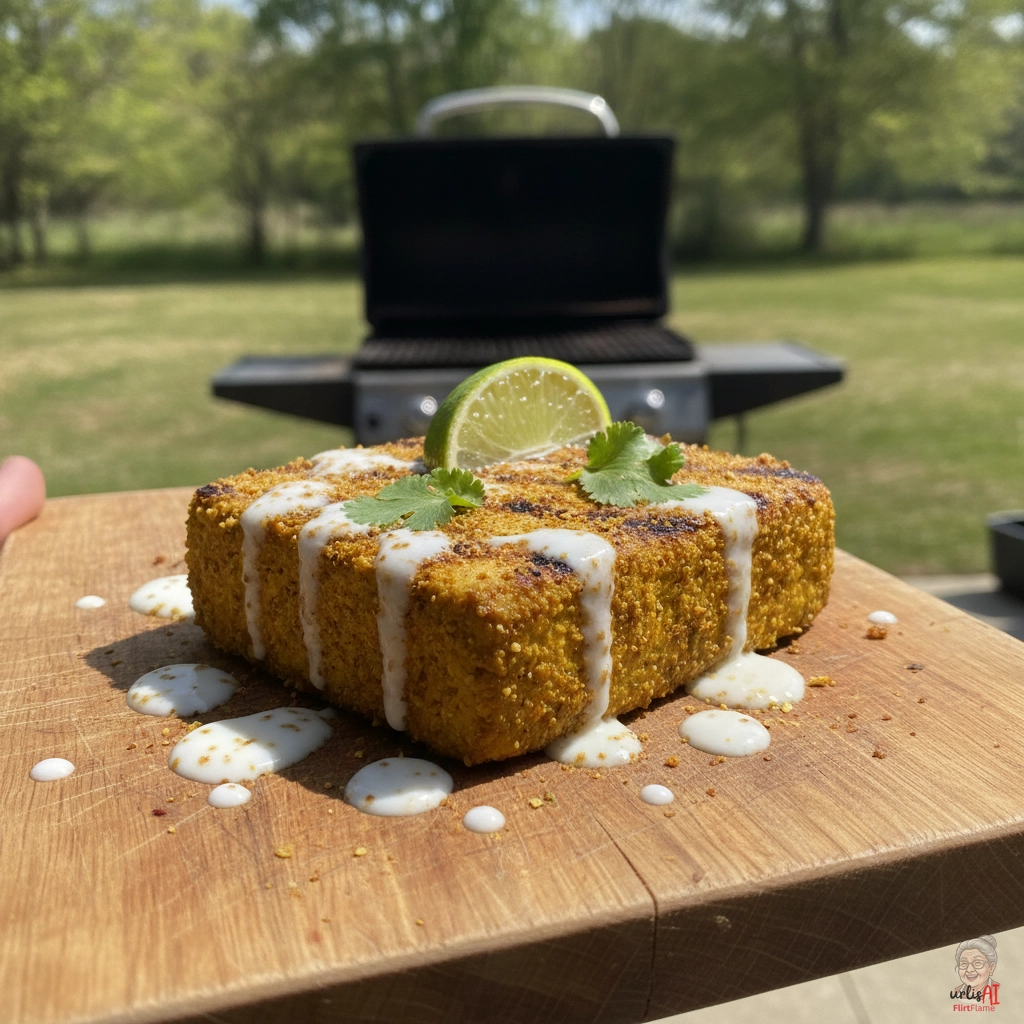 Tofu Steak Madras — Gasgrill