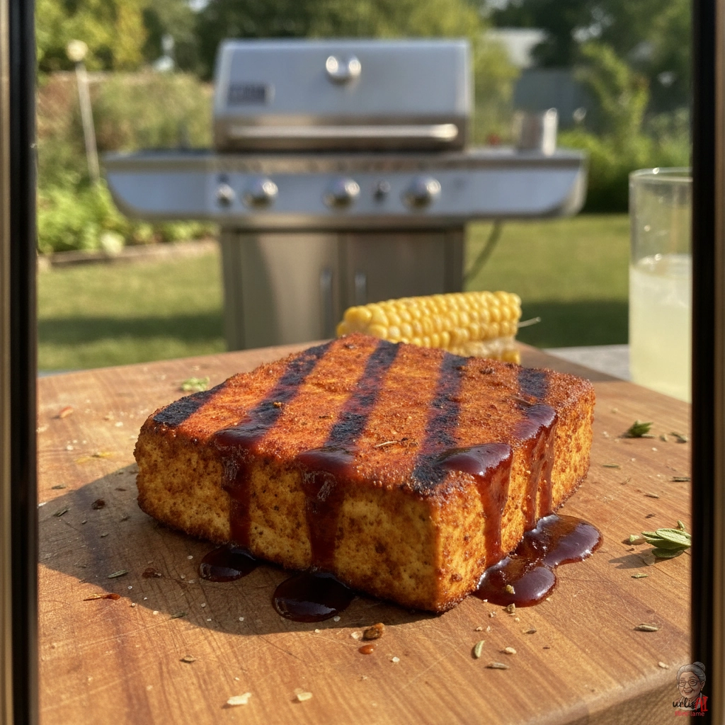 Tofu Steak Pitmaster — Gasgrill