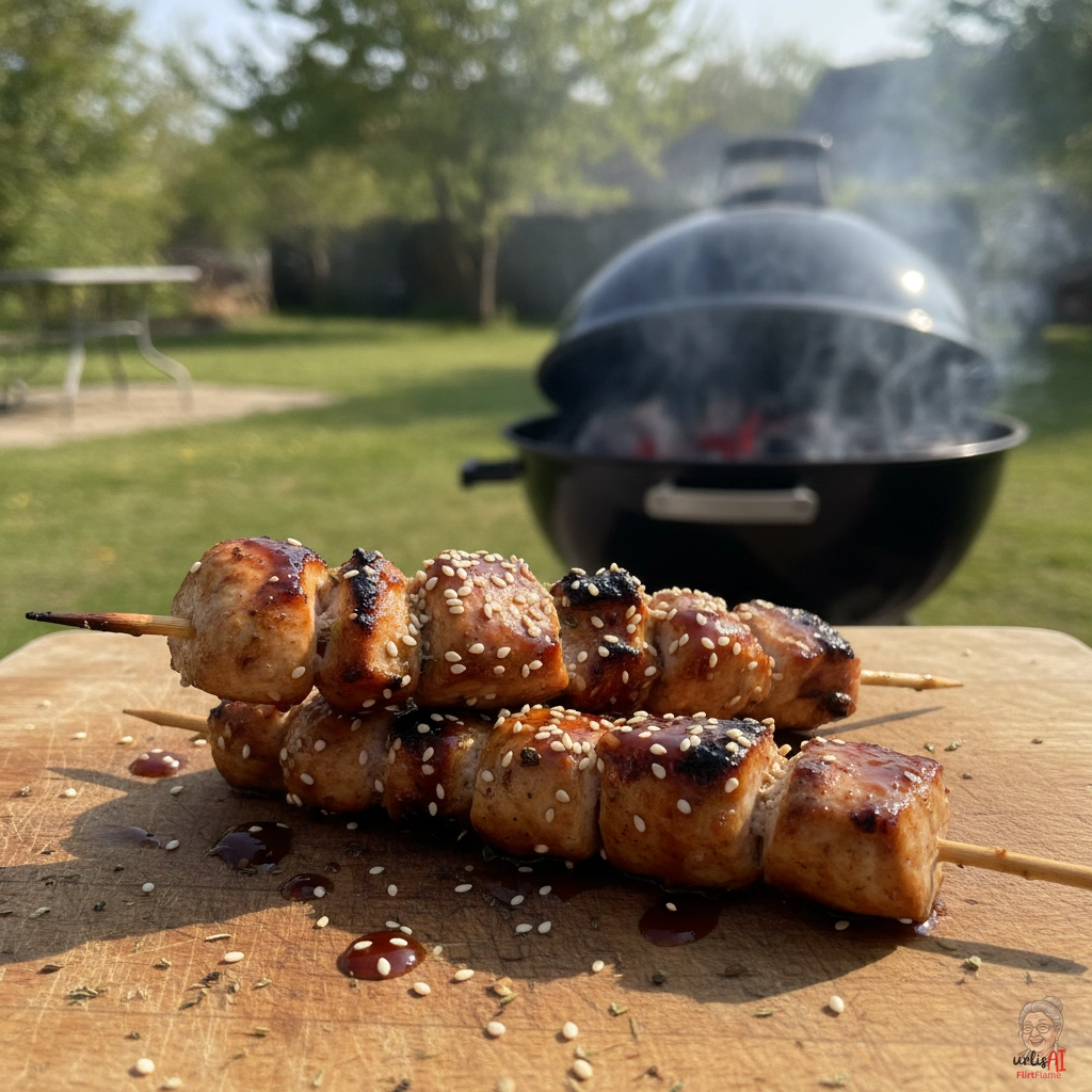 Tokyo Puten Spieß — Kohlegrill